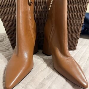 Marc Fisher Kulika Boot Size 7 Medium Natural Brown